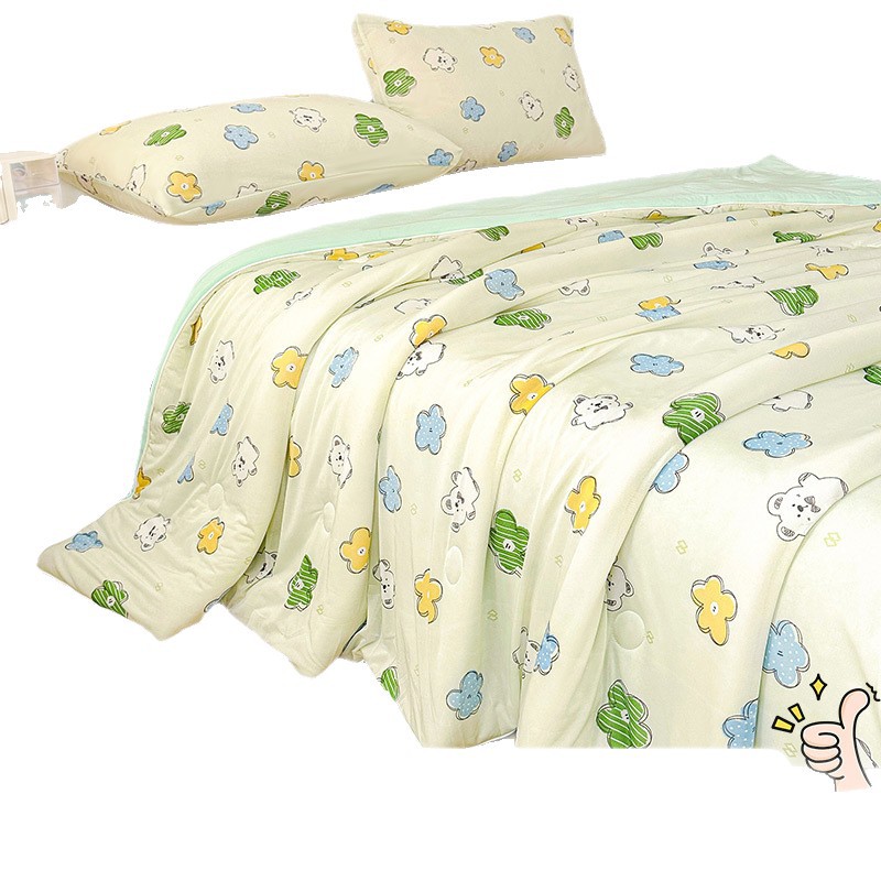 Verano frío de dos lados seda de hielo de verano frío madre-infanto verano aire acondicionado edredón núcleo de verano simple edredón de verano doble estudiante delgado