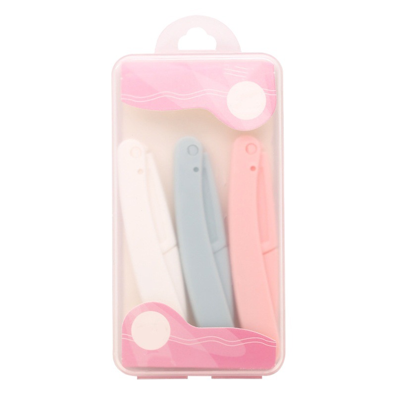 Maquinilla de Afeitar para Cejas al por Mayor del Fabricante, Cuchilla de Acero Inoxidable, Maquinilla de Afeitar Plegable con Red Protectora, Maquinilla de Afeitar para Vello de Piernas, Recortadora de Cejas