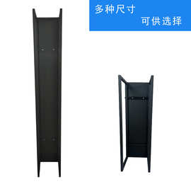 亚马逊跨境柴火架壁挂式带背板立式铁艺壁炉木柴堆放架节省空间
