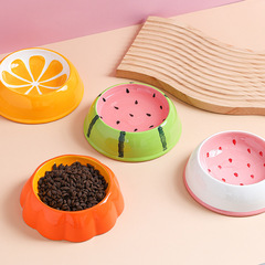 陶磁器の猫の碗はペットの碗を卸売りします。