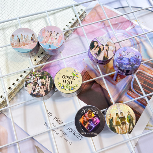 Aespa's Chae Lim stationery tape, Twice's Jihyo album 