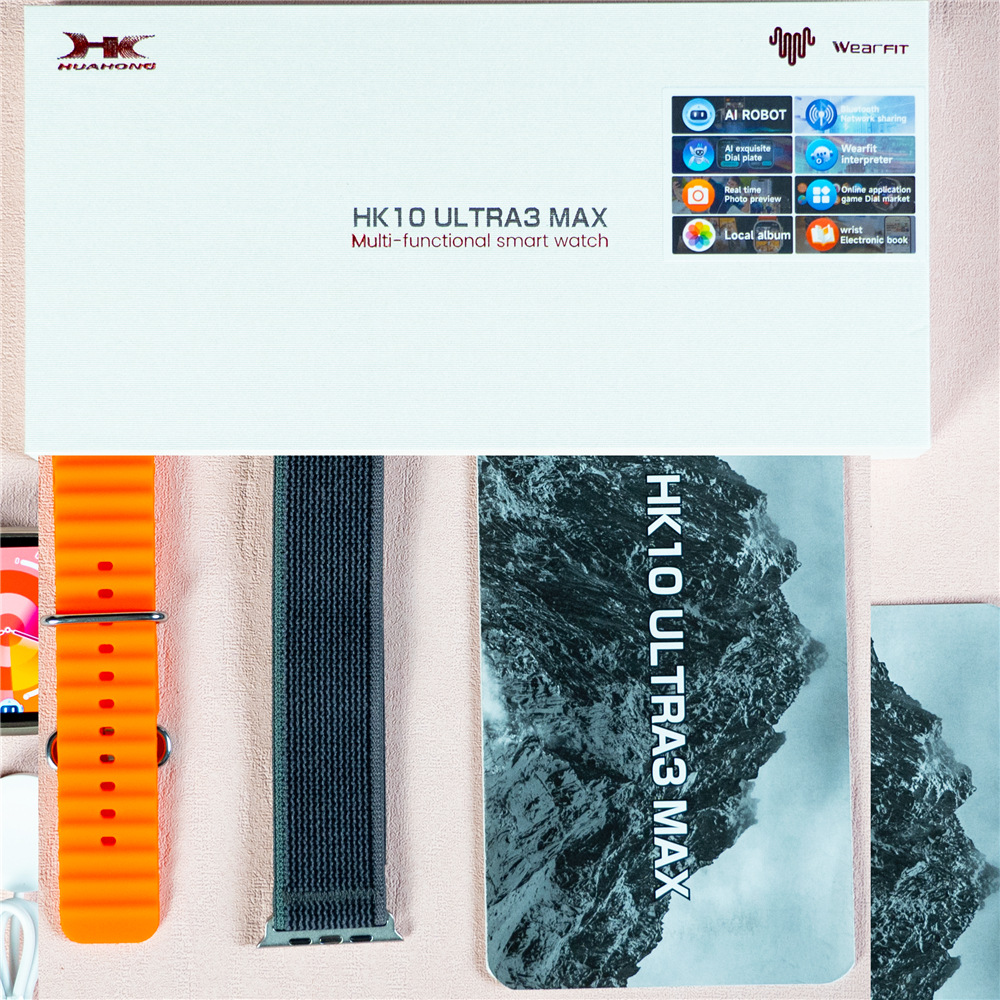 Joe Gangster HK10 ULTRA 3 max reloj inteligente Bluetooth pago de llamadas de texto mapa álbum de fotos gran memoria