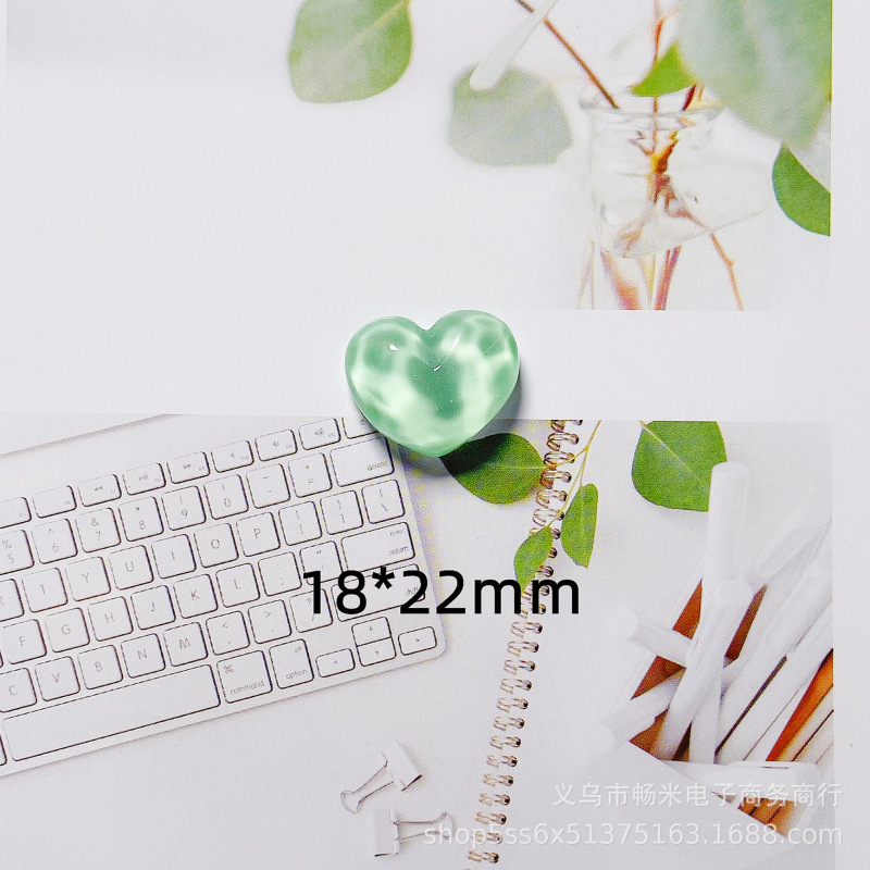 日韓愛の幾何学的な水の波紋の純色の樹脂の貼る部品のdiy携帯電話の携帯電話の箱の靴は髪飾りの材料を掛けます。|undefined