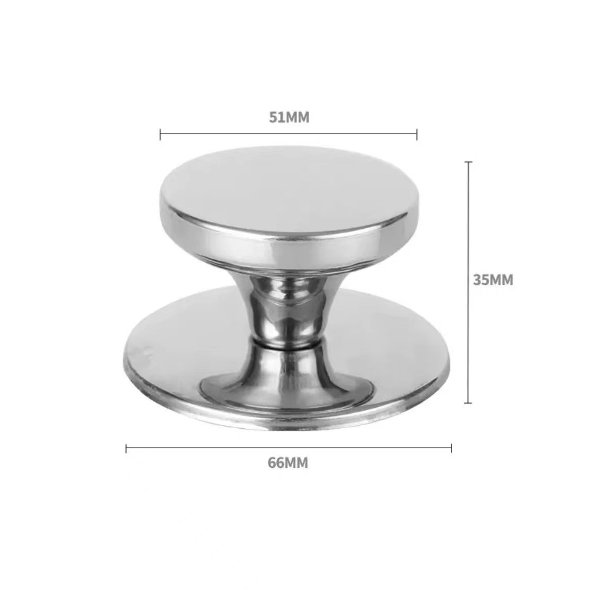 Thickened Stainless Steel Pot Lid Handle Glass Lid Handle Top Bead Kitchen Anti-scalding Universal Pot Lid Head Cap Kitchenware Accessories