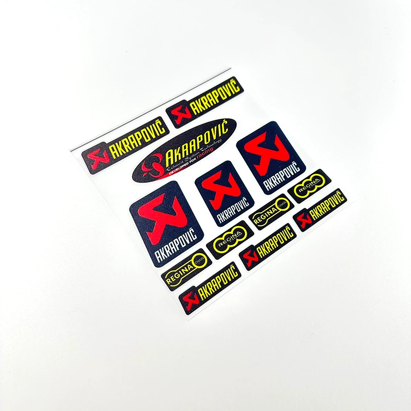 Motorcycle JDM modified UV printing material 3D sticker vinyl waterproof body side panel decoration optional sticker