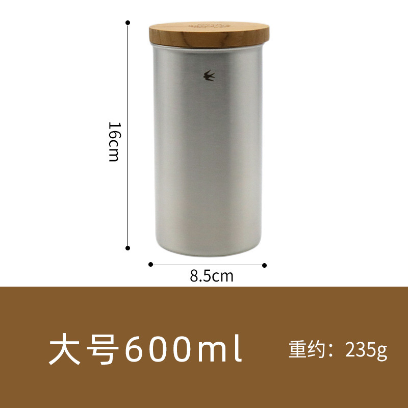 日本燕印TSUBAMEコーヒー豆粉密封缶食品級ステンレス茶葉収納保存貯蔵タンク|undefined