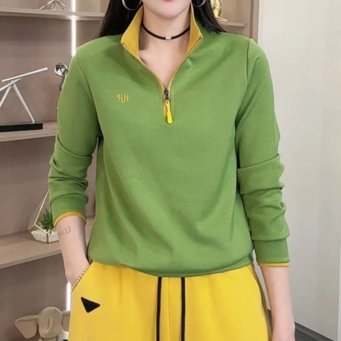2025新款妈妈春季洋气打底衫女修身百搭欧货长袖T恤卫衣内搭上衣