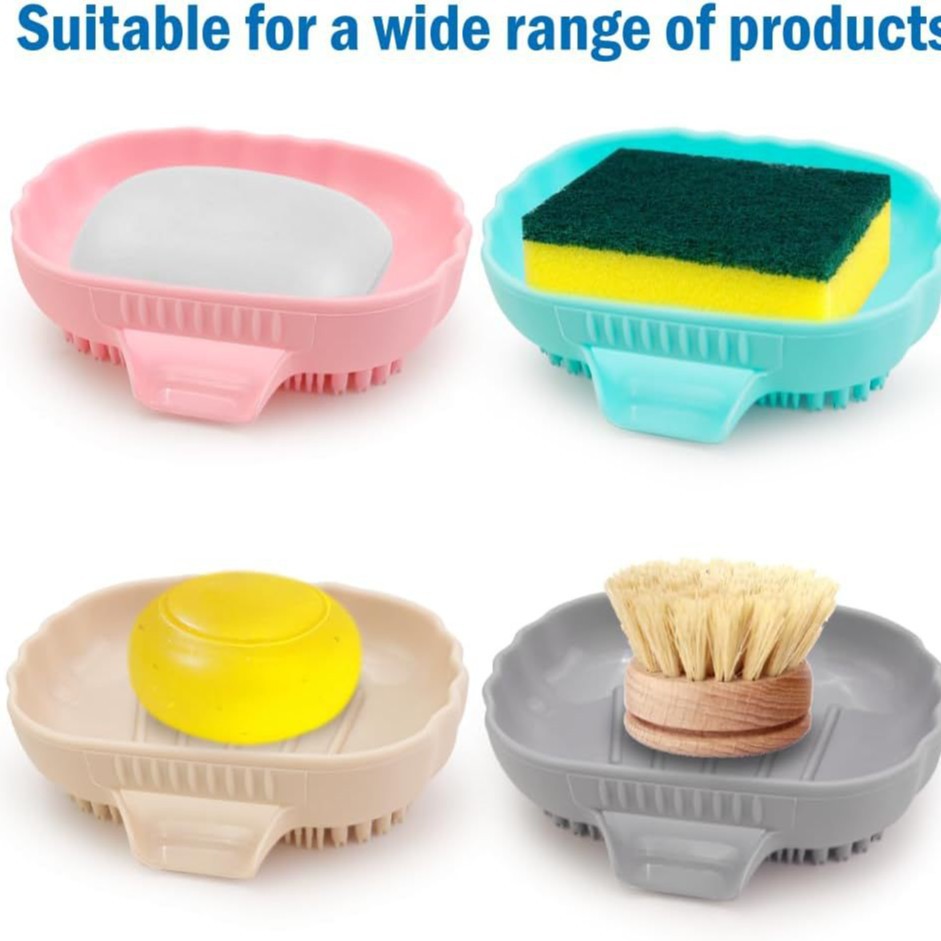 Universal silicone soap holder, drying rack, wholesale