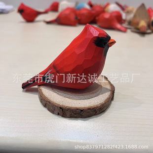 Handmade Bird ľ��С�B�[����ľ�ֹ�����ֹ��Tɫľ��С�B�[��