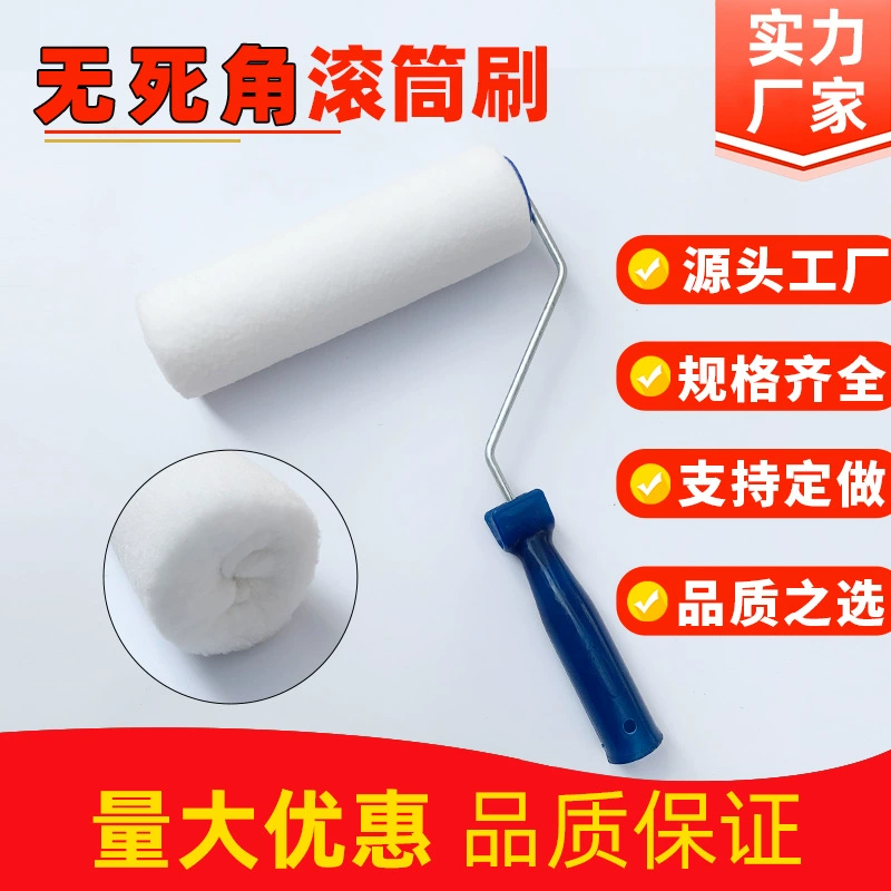 Оптовая Продажа с фабрики горячего расплава без мертвого угла тонкой щеткой для волос шерстяная губка малярный валик кисть латексная малярная валиковая щетка