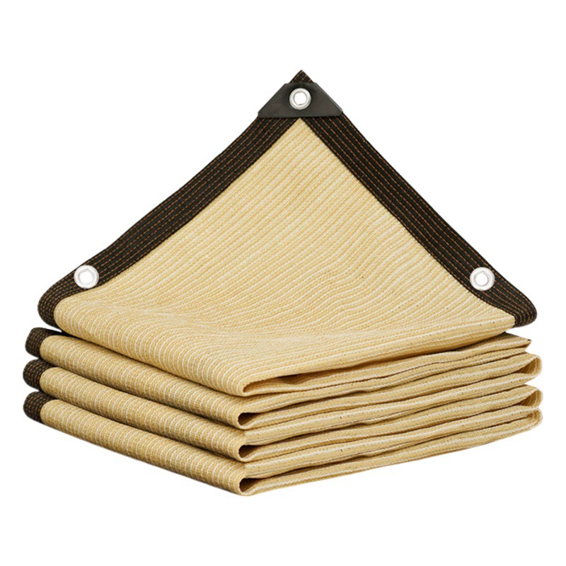 Бежевый оттенок чистого шифрования утолщенные края перфорированные солнцезащитные сетки хаки края перфорированные солнцезащитные сетки