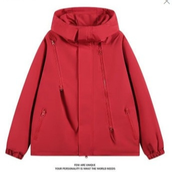 跨境美式户外机能工装防水冲锋衣外套男士春秋款防风衣外贸男装夹