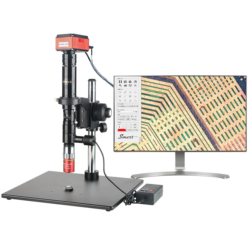 批发3400X同轴光电子显微镜830万像素配20X近红外长工作距离物镜