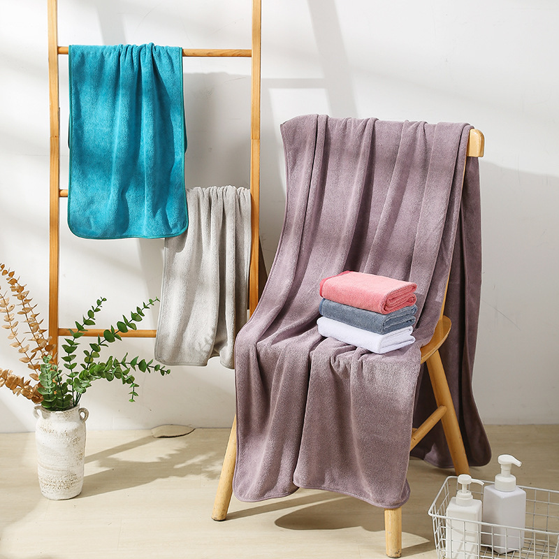 Adult High-Fiber Large Bath Towel, Beauty Salon Special Bed Bed Sheets, Large Towel Wholesale, Soft and Absorbent, Can Be Printed with Logo Adult High-Fiber Large Bath Towel, Beauty Salon Special Bed Bed Sheets, Large Towel Wholesale, Soft and Absorbent, Can Be Printed with Logo