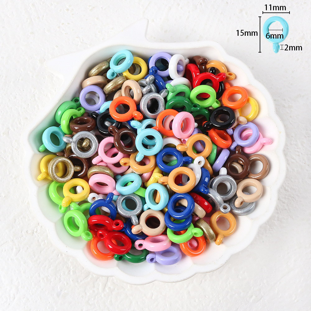 21# large double-pass large hole round beads