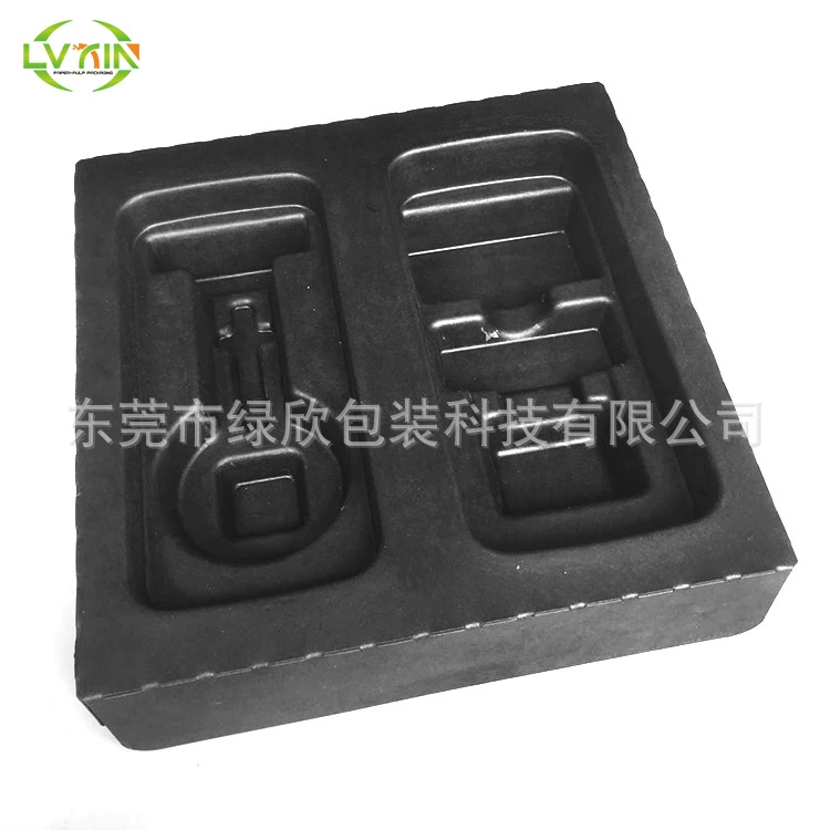 Экологически чистые изделия из формованной бумажной массы, упакованные в защитные бумажные лотки для предотвращения потерь и ударопрочные бумажно-пластиковые лотки.