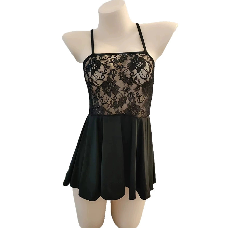 Новый стиль эротического нижнего белья женская сексуальная подтяжка юбка кружева соблазнительная ночная юбка