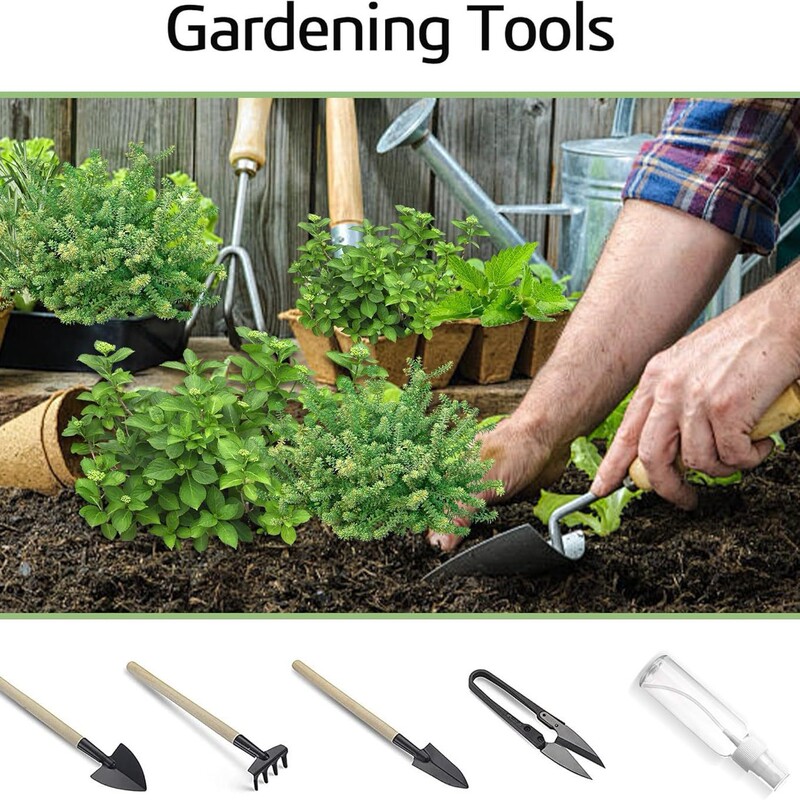 Cross-border Creative Indoor Planting Kit Wooden Flower Pot Children Adult Planting Flowers Herb suit in stock