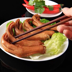 Da Sheng Earth Building Crispy Duck Feet Bagged Pickled Snack, Xiaoyang Bubble Duck Feet, Light Aroma, Fujian Specialty, Longyan Pickled Duck Feet