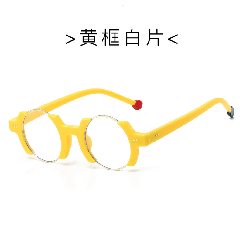圆框新款个性夸张墨镜女高级感2025时尚眼镜跨境嘻哈防晒潮太阳镜|undefined