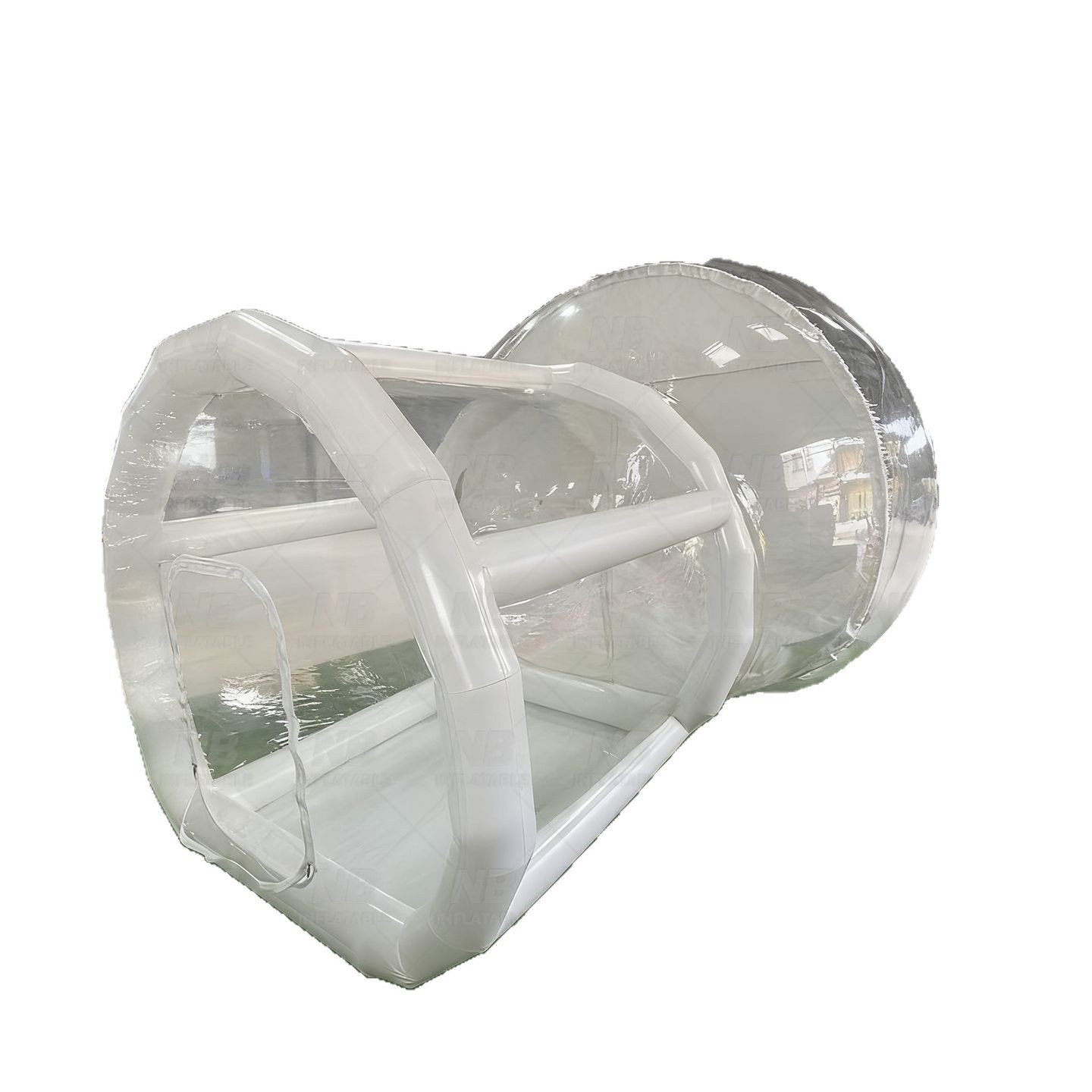 Bolas de nieve de Navidad inflables bolas transparentes exhibición al aire libre props de baile tiendas inflables rojas en línea bubbles inflables