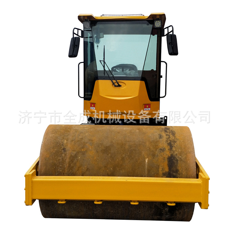 6吨振动压路机视频 座驾式单钢轮压道机 全成柴油土方小碾子价格
