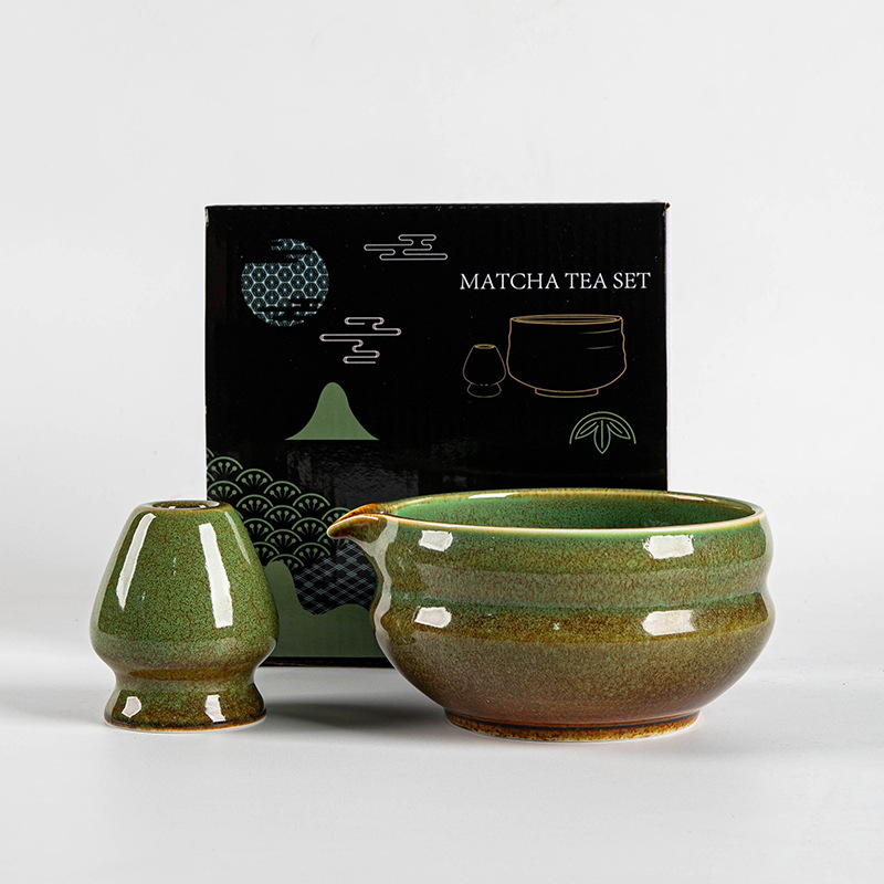 窑变抹茶抹茶碗陶瓷日式搅拌器套装烟灰缸家用防风时尚跨境工具|undefined