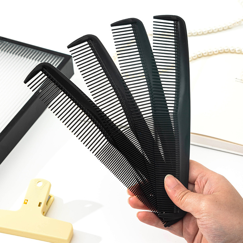 Peine de Doble Diente de Plástico, Portátil para Cabello Largo y Uso Doméstico