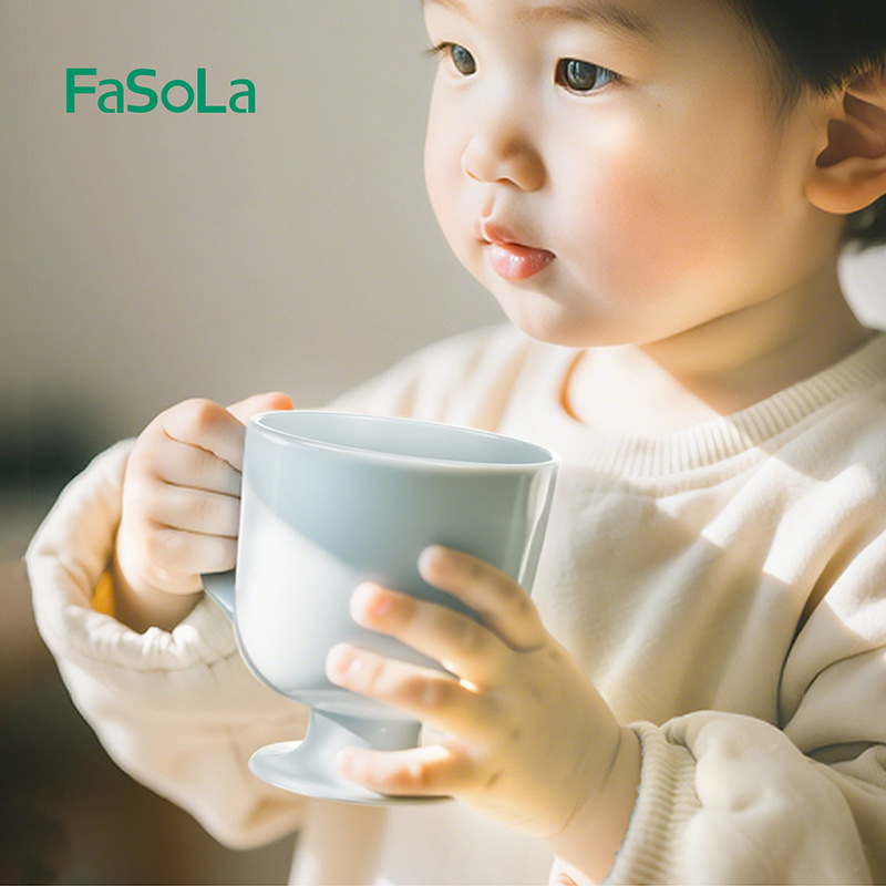 FaSoLa儿童漱口杯小号刷牙杯子防霉抗菌宝宝洗漱牙刷杯牙缸牙具杯|undefined