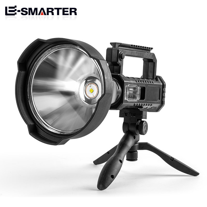 Transfronterizo nuevo multifunción recargable P50 reflector linterna de luz fuerte al aire libre de alta potencia USB Lámpara de soporte de mano