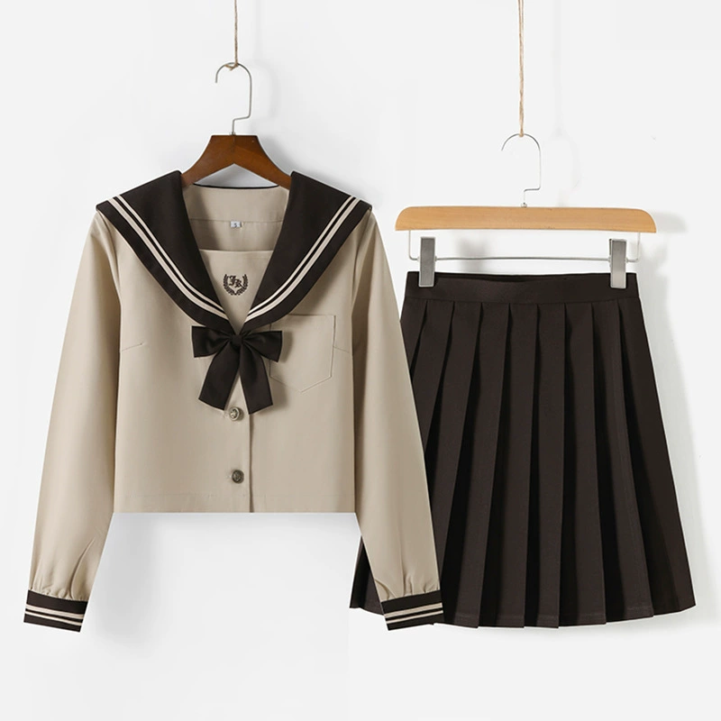 Оригинальный чай с молоком jk униформа полный комплект матручного костюма jk школьный чувский костюм плиссированная юбка набор японского колледжа стиль юбка jk