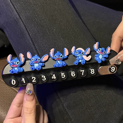 Nömrəli dayanma kartı, number plate car mobile car - cute-dizi-5-styles-black-aromatherapy-license-plate