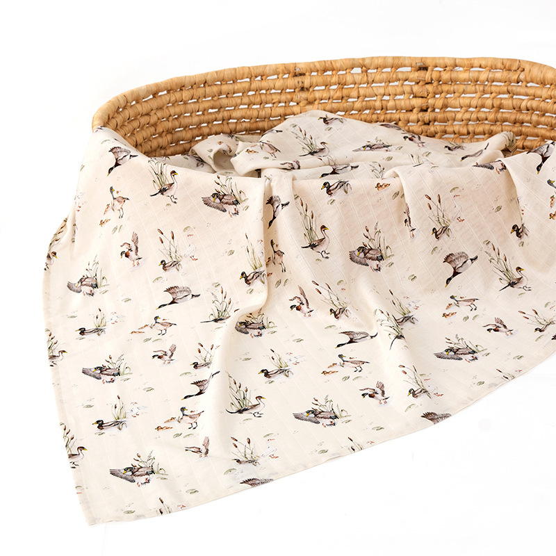 Bebé muslin gasa toalla de baño edredón toalla de verano toalla cuadrada bolsa de recién nacido manta de una sola cubierta manta abrazo tipo a