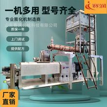 85双螺杆狗粮膨化加工线双螺杆宠物食品生产线狗粮猫粮设备