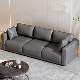 北欧小户型现代简约科技布沙发办公室会客出租房小公寓猫抓皮沙发