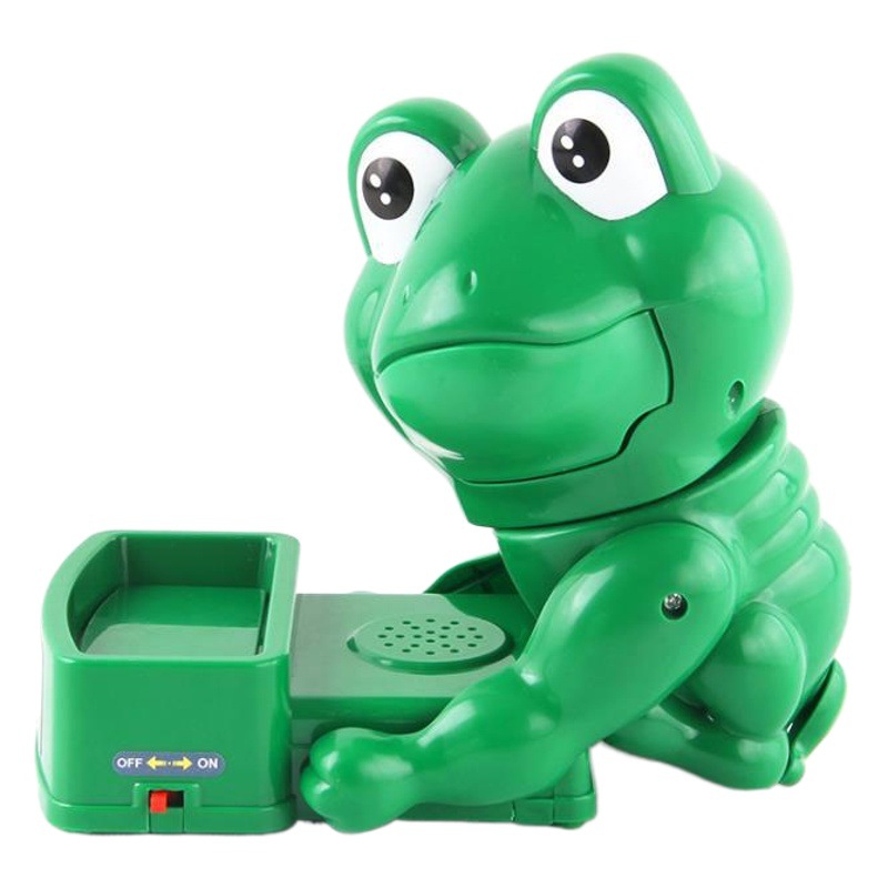 Nuevos juguetes exóticos de alivio de estrés parodia robar huesos mordedura manos Rana partido truco Rana mordedura dedo Juguetes