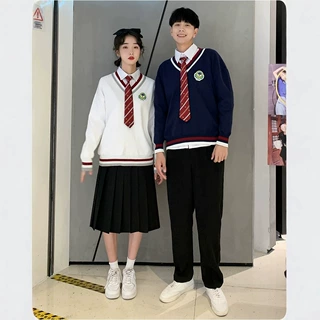 合唱诗歌朗诵演出服装学院风初中生校服高中生学院风英伦班服套装