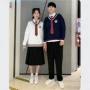朗诵演出诗歌学院风校服