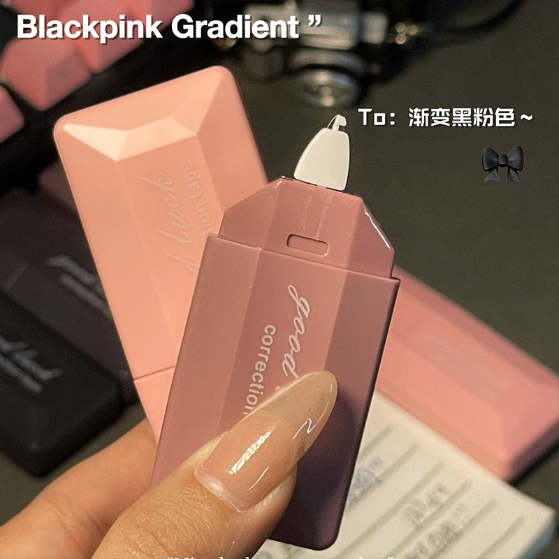 Cinta de corrección de tarjetas cinta de corrección de gran capacidad para estudiantes portátil pequeña portátil Linda cinta de corrección de alta apariencia