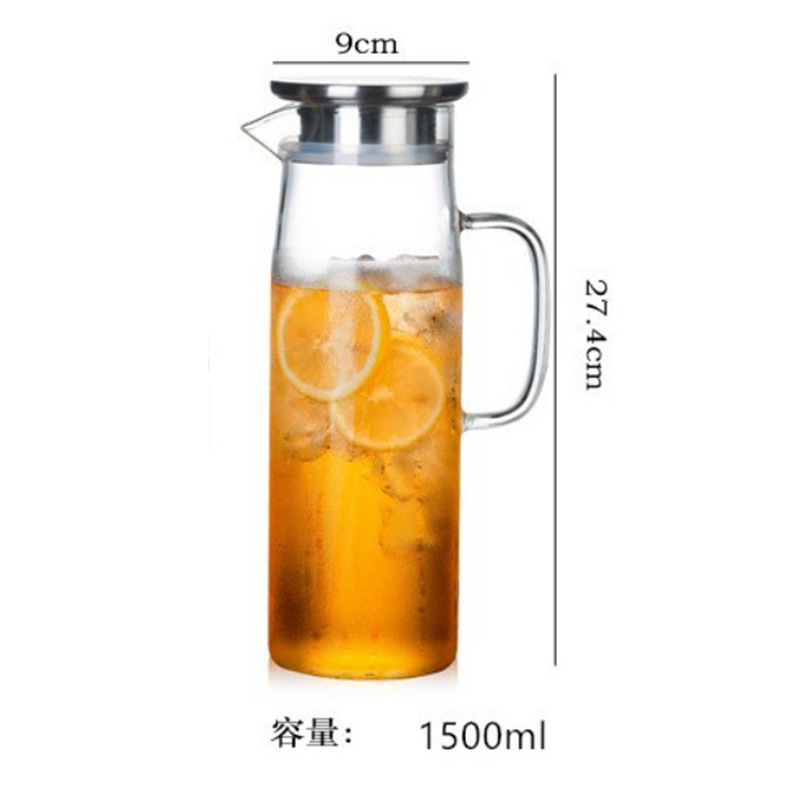 Estufa tetera hogar hervidor de agua de gran capacidad traje de vidrio resistente a altas temperaturas hervidor frío Hervidor Tetera al por mayor