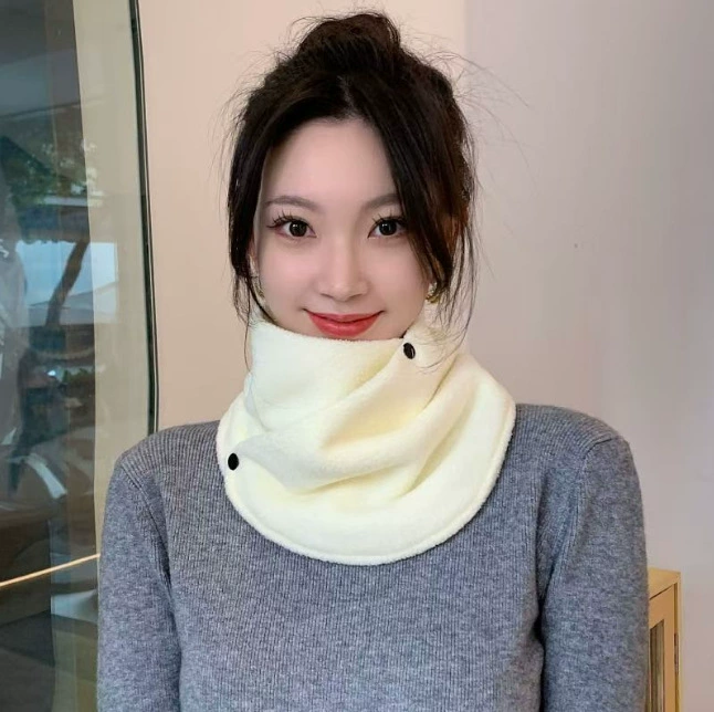 Warm windproof universal scarf, with neck protection