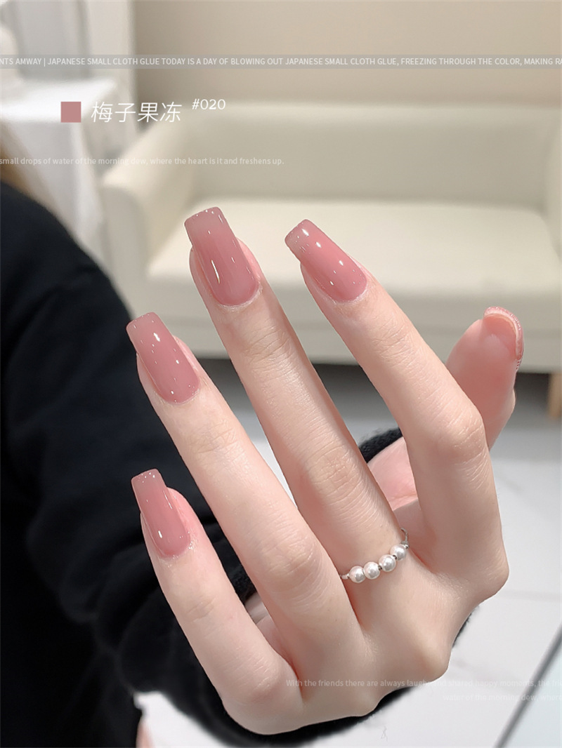 KaSi fototerapia Esmalte de uñas pegamento 2023 nueva primavera y el verano popular blanco lechoso nude rojo cereza salón especial