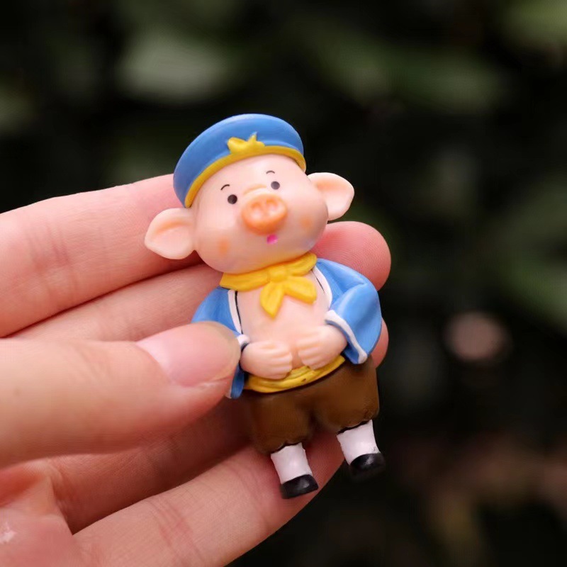 Journey to the West, una combinación de cinco maestros y aprendices, pequeños adornos de paisaje microscópico que son resistentes a las caídas y no se desvanece.