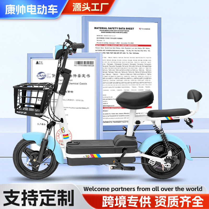 Fábrica mayorista de bicicletas de batería de plomo - ácido de la capacidad de vida de la batería de los coches eléctricos para adultos