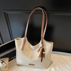 高级感麂皮绒腋下包包女2025新款复古时尚单肩包大容量通勤托特包