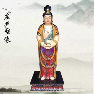 观音菩萨三十二应身佛像 观音大士神像定作 彩绘独觉应身批发