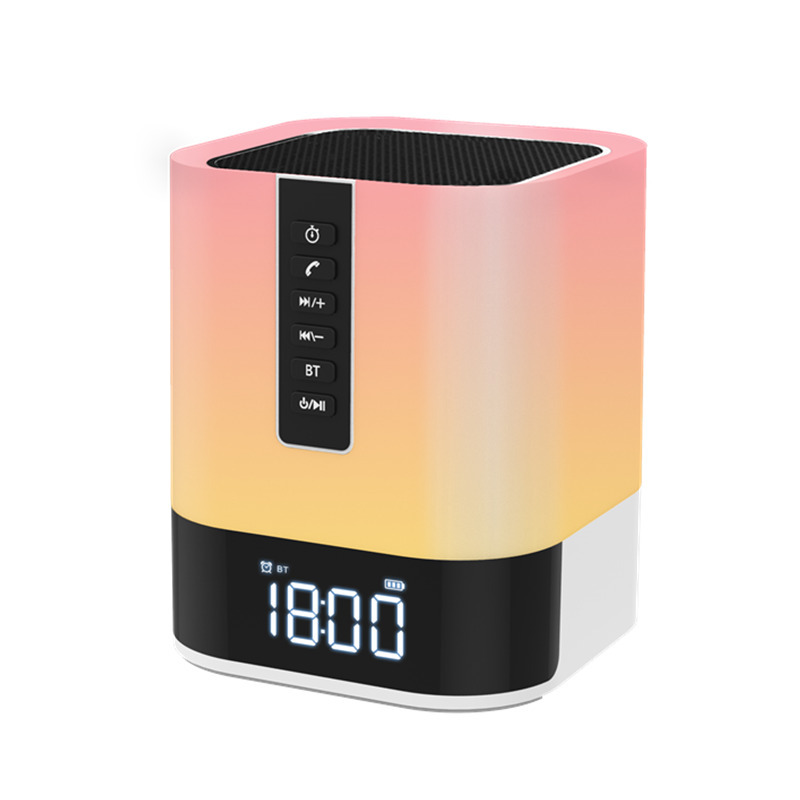 2021新货musky DY28S床头触控LED夜灯时钟闹钟无线蓝牙低音炮音响