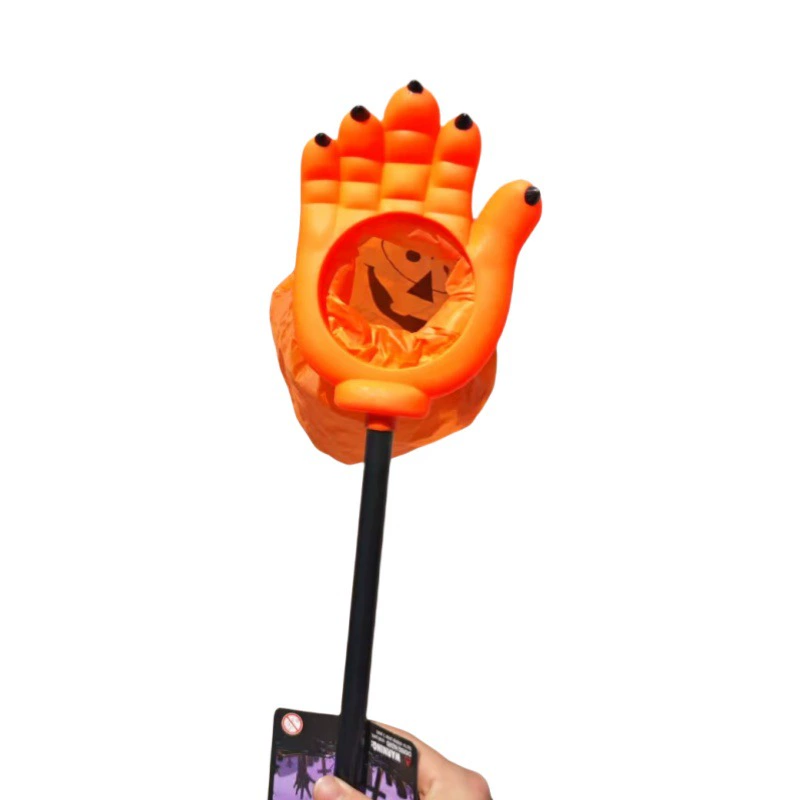 Новая трансграничная сумка для конфет в виде тыквы на Хэллоуин, детские конфеты, реквизит, украшение для вечеринки в виде скелета на Хэллоуин, сахарная сумка