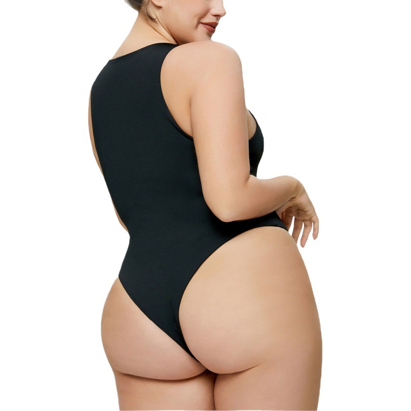 Top sexy de una pieza de mujer europea y americana