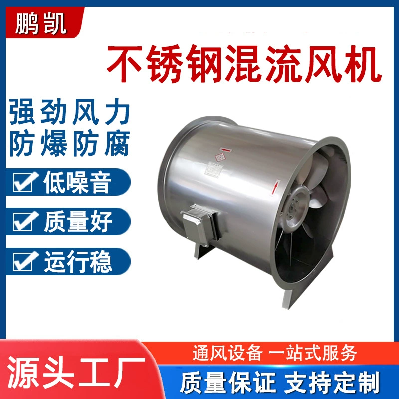 Подгонянный вытяжной вентилятор дыма двойной скорости Аксиального потока серии ХТФ стали углерода Аттестация огня взрывозащищенный вентилятор пола торгового центра